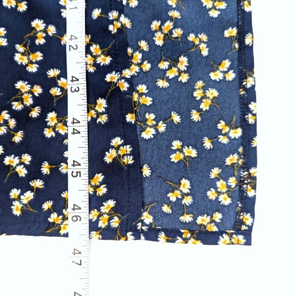 Altar’d State | Linnet Ditzy Floral Print Midi Dress in Navy | Size Medium - Picture 9 of 11